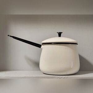 Metal Enamel Pot With Lid